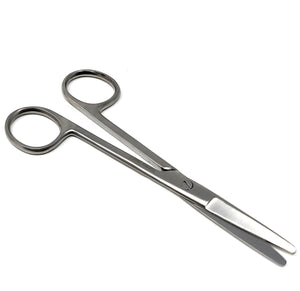 Mayo Dissecting Scissors 5.5", Blunt/Blunt Straight Blades, Stainless Steel Thick Precision Shears