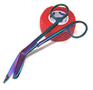Bandage Scissors 5.5" (14cm), Stainless Steel, Multi Titanium Colour