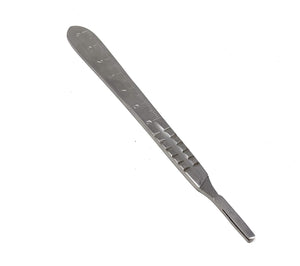 Scalpel Handle #4, With Graduated / Scale Handle, Stainless Steel (Fits Size 20-26 Scalpel Blades)